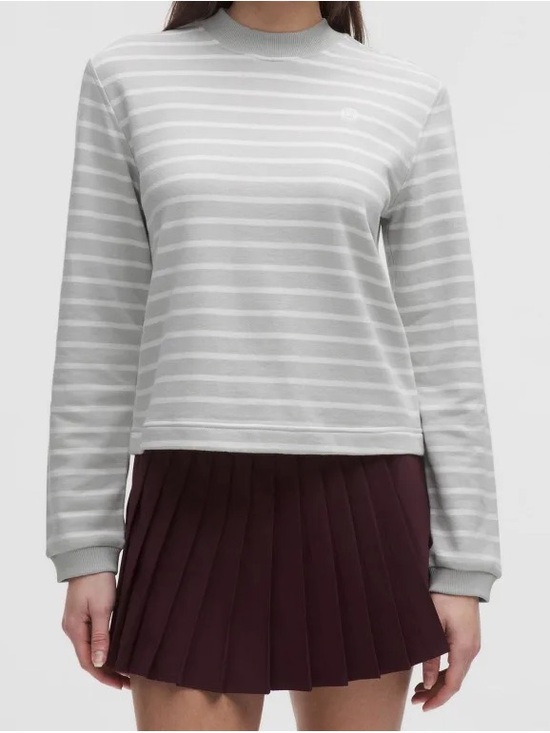 lululemon athletica Tops - lululemon Cotton French Terry Crewneck Pullover
